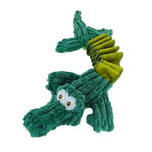 China Juguete para perros de peluche de cocodrilo grande, chirriante, resistente a la masticación, juego interactivo de tirar y aflojar wholesale