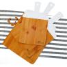 3 Piece 100% Organic Bamboo Cutting Board Set | Pizza Tray | Lightweight | Serve