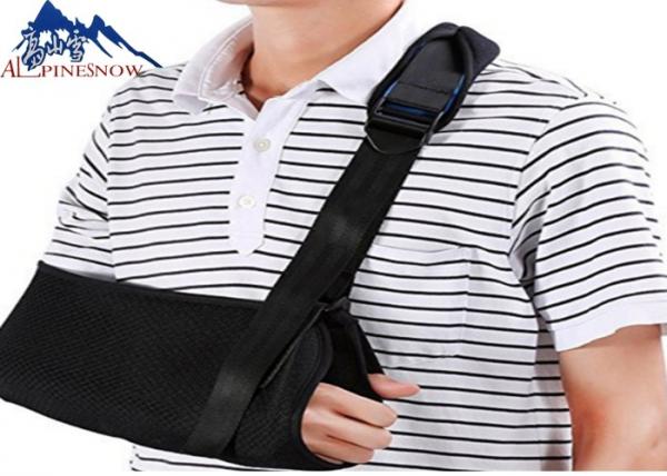 Black Arm Sling Shoulder Support Brace Immobilizer Adjustable Extra Support