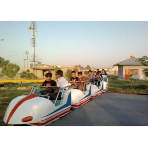 Space Train Design Kiddie Roller Coaster Customized Capacity For Children / Adults
