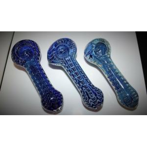 4 1/2" Glass Hand Pipes Bubble Storm Tobacco Smoking Thick