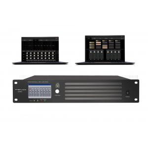XLR Input Touch Screen Amplifier EQ , 900W 4 Channel DSP Amplifier