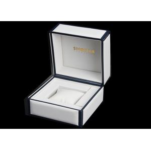 Luxury Wrist Watch Storage Box , Empty White / Black Female Watch Box Eco - friendly