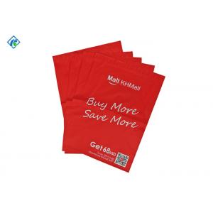 China Small MOQ Custom Printing Red Poly Mailers Poly Bags Poly Mailer Bags for Clothing supplier