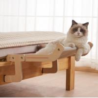 China Hanging Cat Bed With Stand Mount Hammock Window Seat Bed Shelves For Indoor Cats on sale