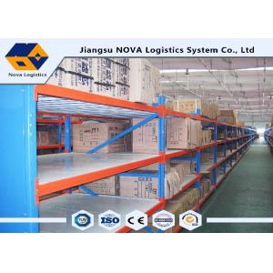 China Hot Rolled Steel Stable Longspan Shelving 1000 Kgs Per Layer Loading Capacity supplier