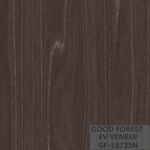 Engineered Wenge Veneer Sheets Recomposed Dark Wood Veneer Sheets