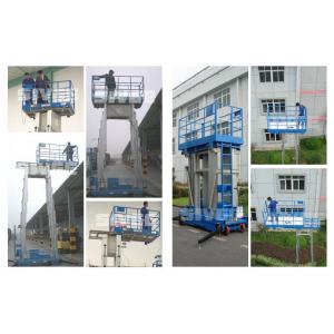 China Four Mast Two Men Work Aluminum Work Platform 8m Height 480kg Load Capacity supplier