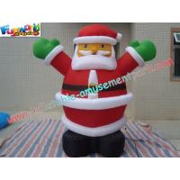 China OEM Santa Inflatable Christmas Decorations 2 Meter For Home on sale