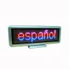 China Red/Blue/Pink Messsage LED display Moving Scrolling Programmable Sign Rechargeable C1664RB wholesale