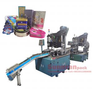 China Decorative Tin Box Making Machine For 200mm Can 40CPM CE Certificate supplier