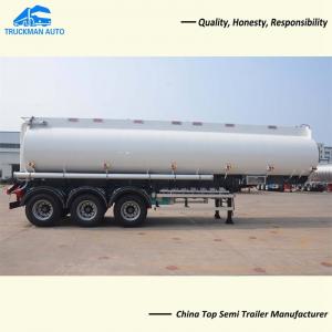 China Brand New 30000 Liter Oil Tanker Trailer With FUWA 13 Tons Axle supplier