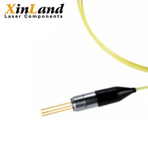 China diodo láser 405nm acoplado fibra com pacote opcional TÉCNICO do núcleo Coaxial/8-Pin da fibra do paládio SMF 3um supplier