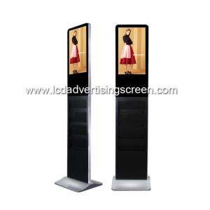 China Android Wifi Lcd Advertising Screen Digital Book Holder 300 Cd/M2 Brightness supplier