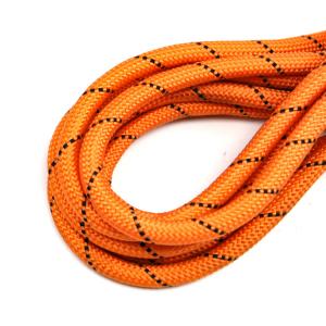 China Poly Black Orange Black Reflective Rope Shoelaces 3/8 1/4 10mm Soft For Bag Handle supplier