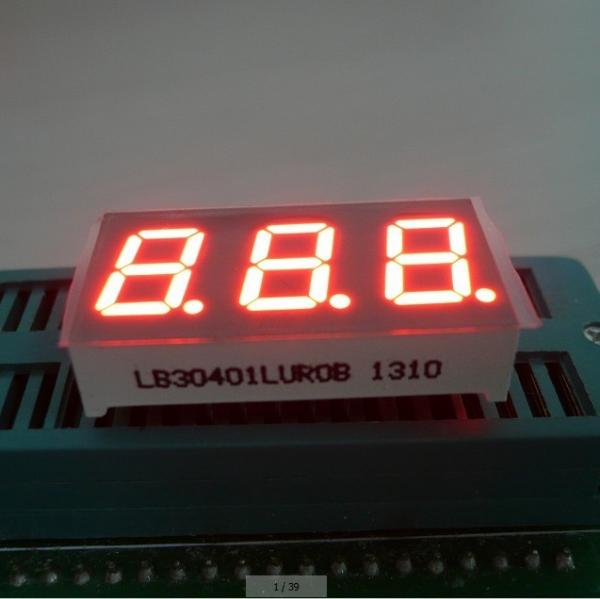 Triple Digit 7 Segment LED Digital Display For Instrument Panel Indicator 0.40