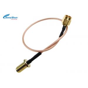 China 50ohm Antenna RF Cable Assemblies SMA Male Straight Plug Data Transmission supplier
