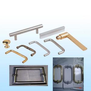 304 Stainless Steel Tube Modification Shower Door Handle/ Door Pull For Bathroom Safety