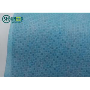 China Plum Blossom Dot PP Spunbond Non Woven Fabric SSMMS For Hospital Wrap wholesale