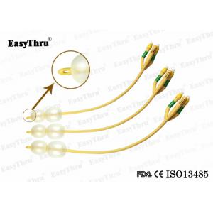 Practical Latex Foley Catheter With Double Balloon 30ml 50ml