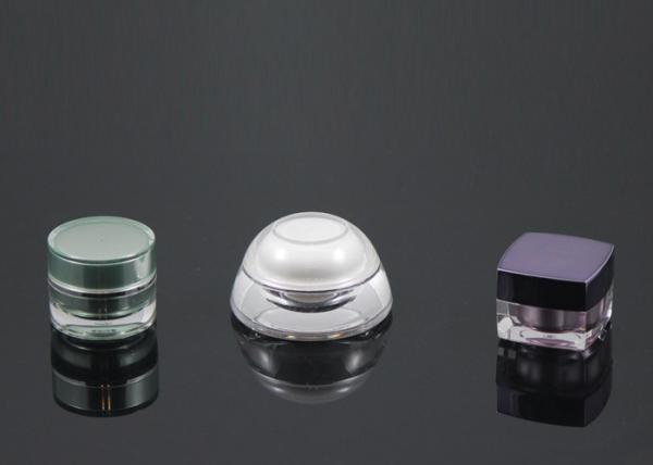 Diseño refinado envases vacíos de plata de la cabeza de la bomba del maquillaje del verde de la frontera
