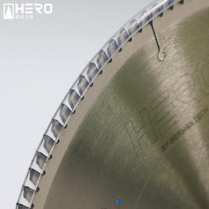 China 96 Teeth Pcd Saw Blades , Diamond Cut Saw Blade Solid Aluminum Cutting supplier