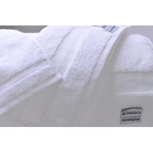 China 100%の綿の白く明白な編まれたジャカード ブティックの最高のホテルの浴室タオル セット supplier