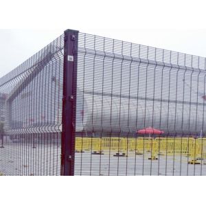 China Black Square Hole Welded Wire Mesh Panels for Schools with Easy Installation wholesale