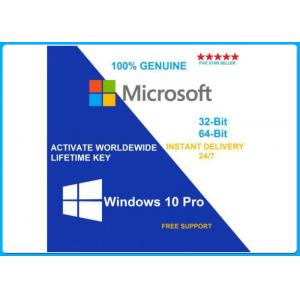 China Microsoft Windows 10 Pro Software 64 bit DVD OEM License OEM key/English/french/Russia/Spanish lifetime activation supplier