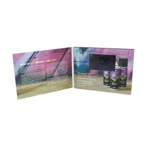 China customized automtic Video Brochure Card for Chrimas gift , 480*272 Pixel size supplier