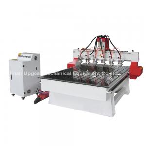 China 6 Spindle Heads Wood Relief CNC Router with 1300*1800mm Working Area Servo Motor supplier
