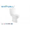 Modern 2 Piece Toilet Close Coupled Pipe Glazed With Washdown Flushing System