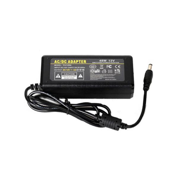 High Reliability 48W 4A Switching Power Adaptor 12v for CCTV Camera , CE / RoHS Marked
