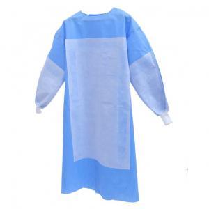 China Protective Medical Disposable Surgical Gown Blue Color For Cardinal Health supplier