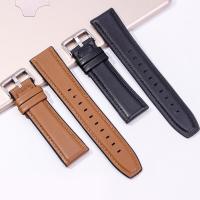 China 22mm Luxury Leather Watch Straps Combination Silicone Watch Band For Huawei GT on sale