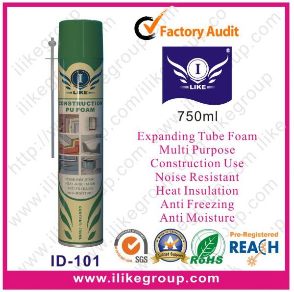 High temp polyurethane pu foam spray Sealant / filling wall / window / pipe