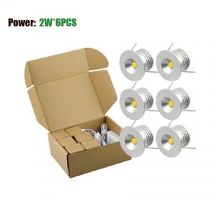 2W LED Spotlight + Dimming Power Supply+ Wire Kit Recessed LED Cabinet Spotlight light