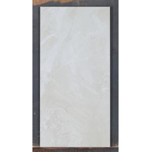 Breccia Stone Porcelain Kitchen Floor Tiles , Beige Modern Bathroom Tiles