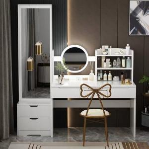 China Mirror Bedroom Dressing Table Hotel Makeup Vanity Table supplier