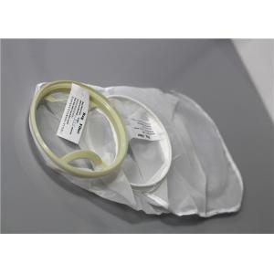 China Customized Liquid Filter Bag Sock , 5 Micron Cloth Filter Bags For Water Treatment supplier