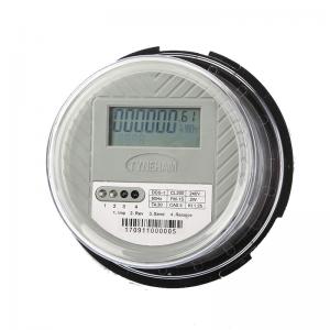 China Light Weight Socket Energy Meter With Integrated Circuits IEC 62053-21 Standard supplier