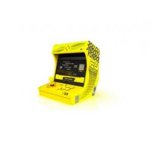 Yellow Coin Operated Arcade Machines LED Lights Interactive Stereo