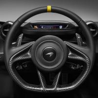China Mclaren Series Customized Design Steering Wheel With Leather And Double Stitching on sale