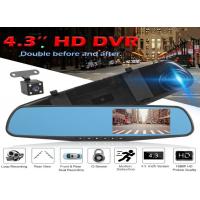 China OEM Dual Cameras 2 Channel Blackbox DVR Dash Cam Rearview Mirror Full HD1080p on sale