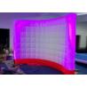 3 Meter Led Inflatable Wall 210 D Reinforce Oxford Material Logo Printing