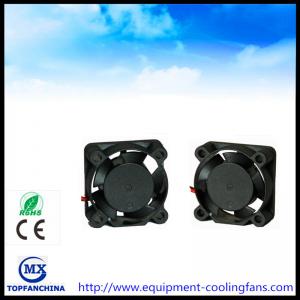 China Notebook CPU Cooling Fan , Small DC 5V 12V Cooling Motor Fan 25 x 25 x 10mm wholesale
