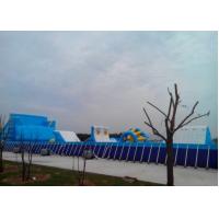 China Removable Metal Frame Above Ground Swimming Pools With 0.9mm PVC Tarpaulin on sale