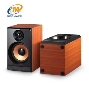 China OEM Perfect Sound Wood Mini USB 2.0 CH Gaming PC Speaker with Woofer supplier