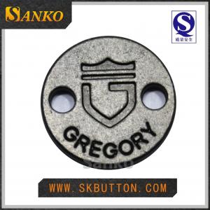 Customized metal badges for garments