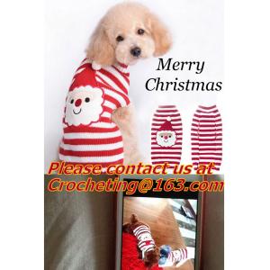 Retail Teddy Chihuahua Fashion Dog Puppy snowflake Pet Jumper Knit Dog Sweater Pink Blue X